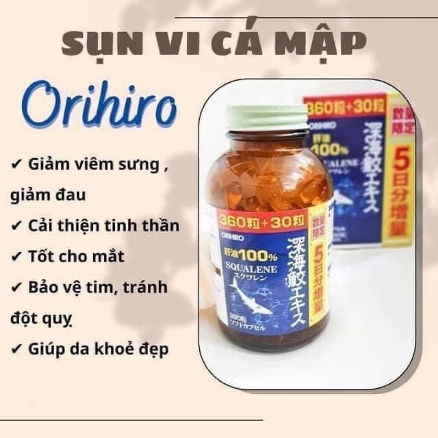 Viên Uống Sụn Vi Cá Mập Orihiro-nhật