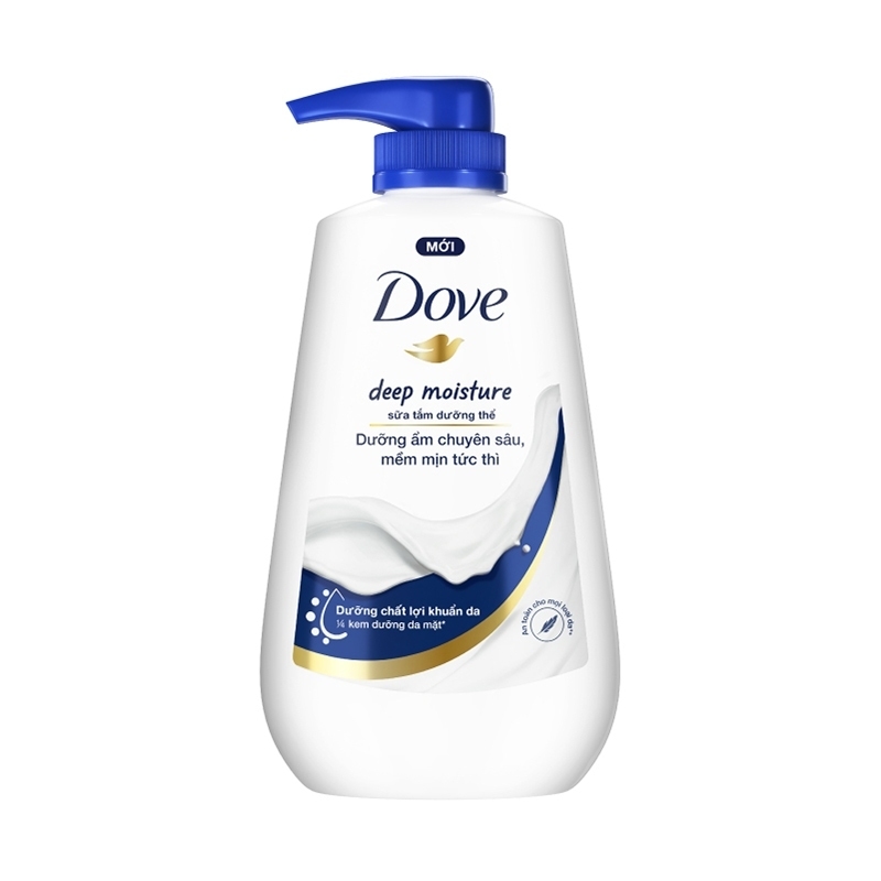 Sữa tắm dưỡng thể Dove chăm da mềm mịn tức thì với dưỡng chất lợi khuẩn da