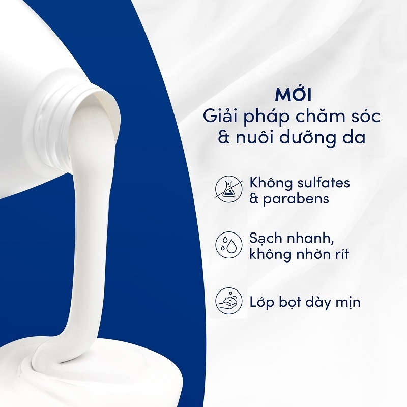 Sữa tắm dưỡng thể Dove chăm da mềm mịn tức thì với dưỡng chất lợi khuẩn da