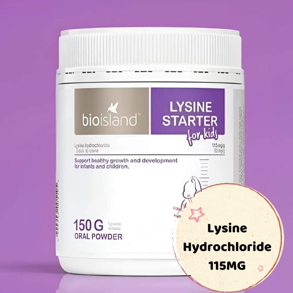 Bột tăng chiều cao Lysine Bio Island 150mg-úc