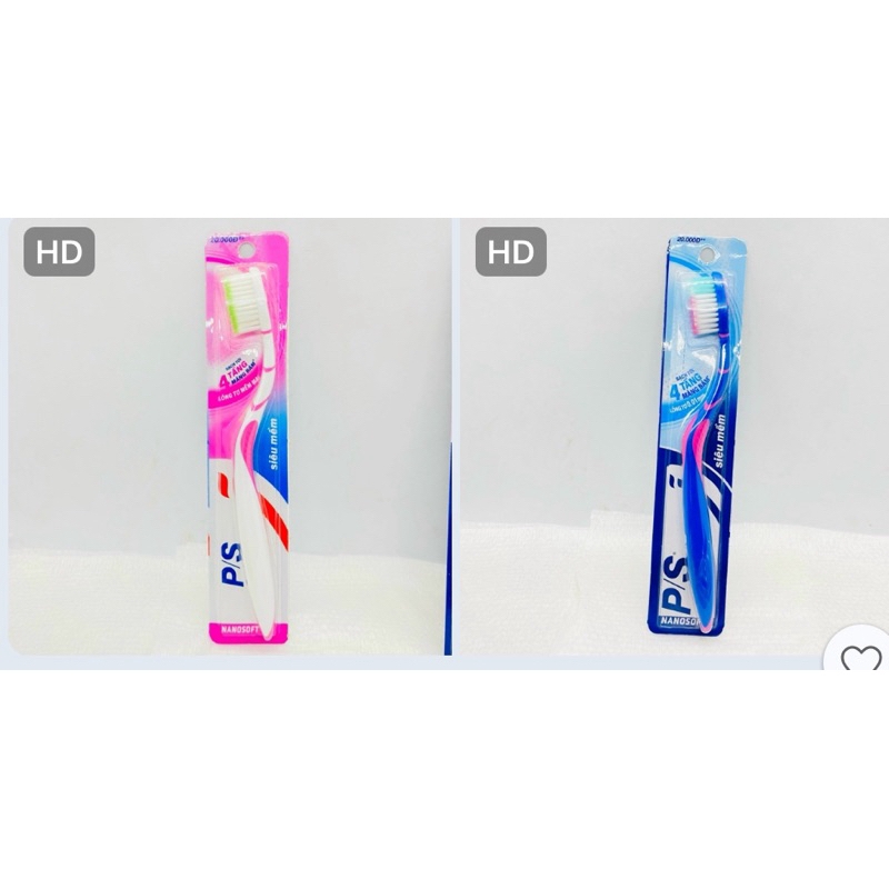 Bàn chải đánh răng P/S than bạc kháng khuẩn 99.9%