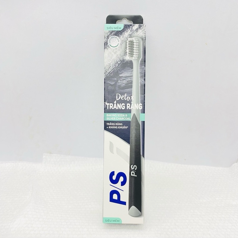 Bàn chải đánh răng P/S than bạc kháng khuẩn 99.9%