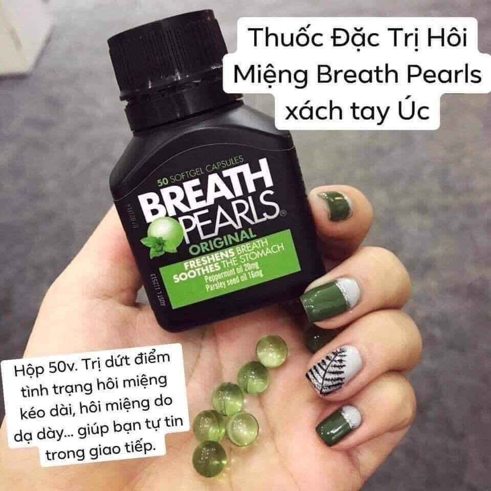 VIÊN UỐNG THƠM MIỆNG BREATH PEARLS-úc