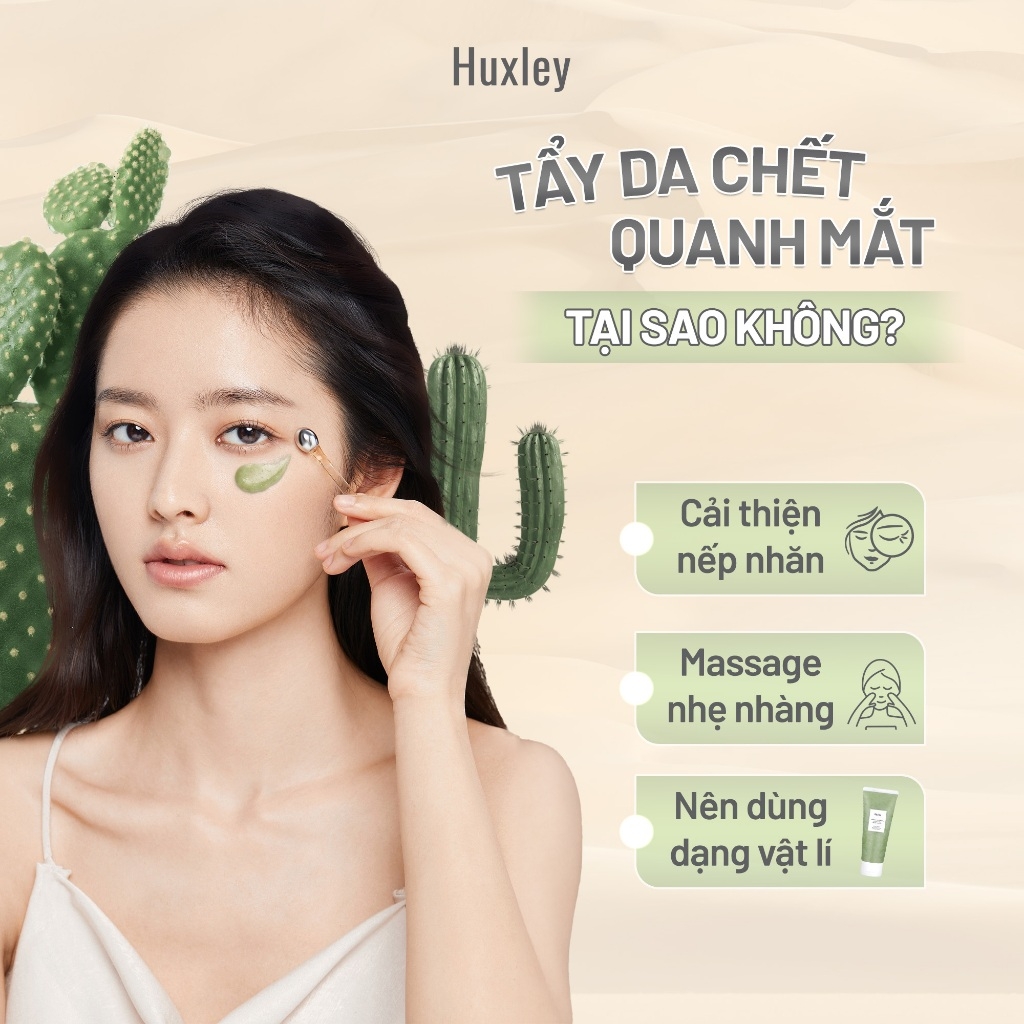 Tẩy tế bào chết cho da mịn màng sạch sâu Huxley Scrub Mask Deluxe