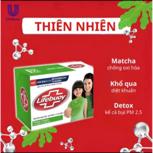 XÀ BÔNG LIFEBUOY ( ĐỦ MÀU ) BÁNH 90G
