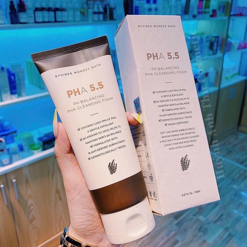 Sữa Rửa Mặt PHA 5.5 Cleansing Foam Wonder Bath Hàn Quốc (150ml)
