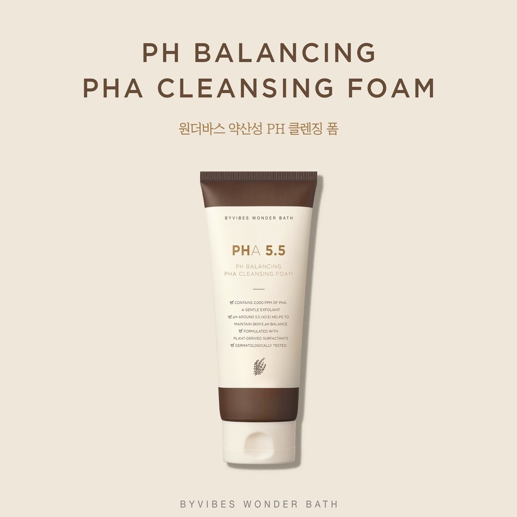 Sữa Rửa Mặt PHA 5.5 Cleansing Foam Wonder Bath Hàn Quốc (150ml)