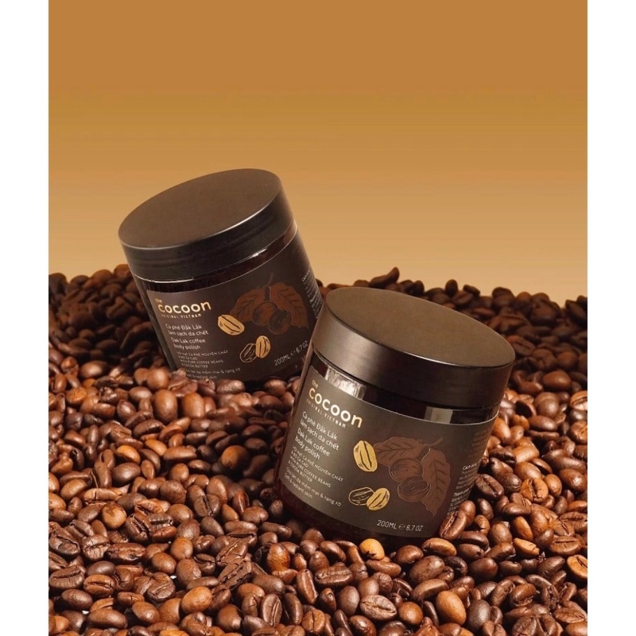 Tẩy Da Chết Toàn Thân Cocoon Cà Phê Đắk Lắk 200ml Dak Lak Coffee Body Polish