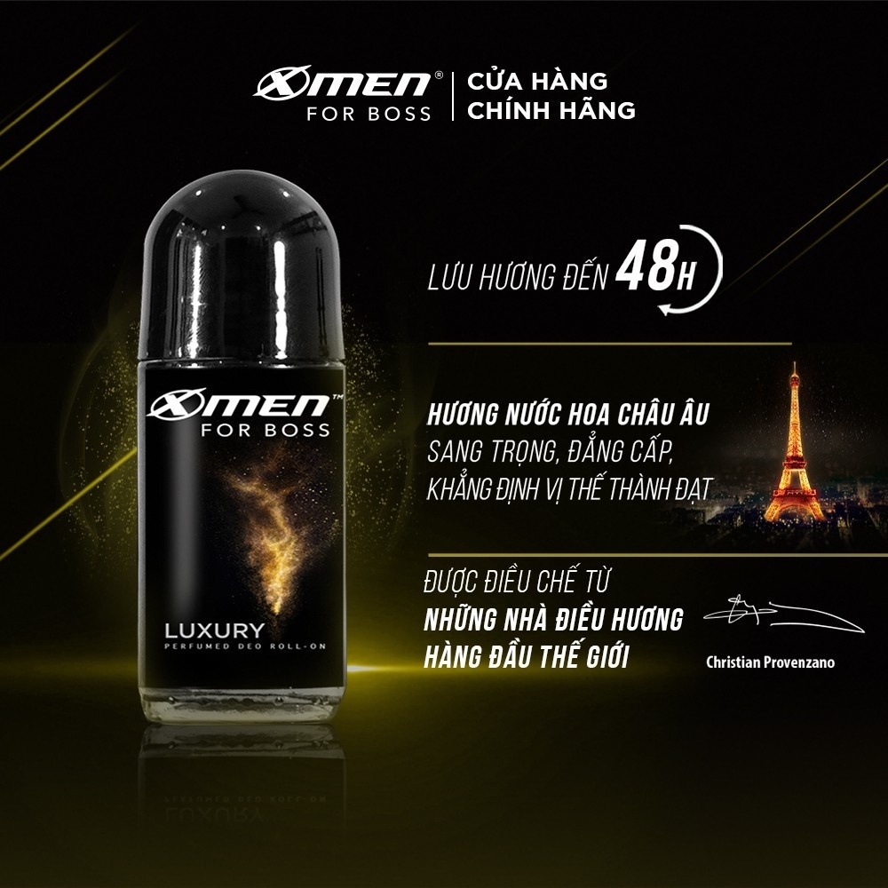 Lăn Khử Mùi Nam X-Men For Boss Khử Mùi Ngăn Điều Tiết Mồ Hôi Nam Giới