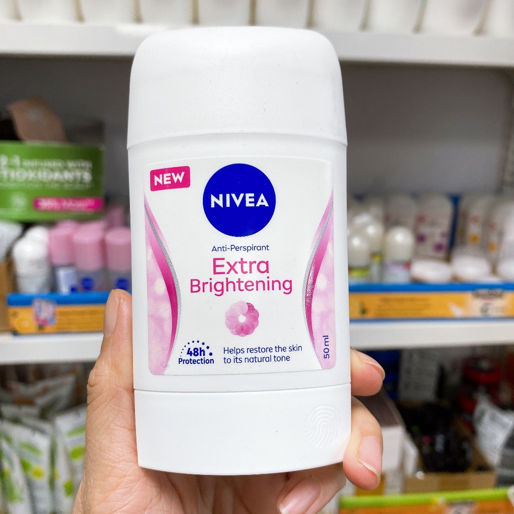 Sáp lăn khử mùi trắng sáng NIVEA ngọc trai chống ố vàng mờ vết thâm