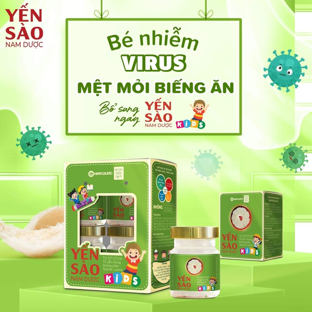 Yến  Kids  nam dược-cho bé.