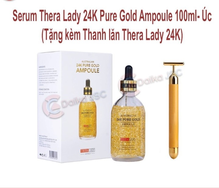 Serum Thera Ladi 24k Pure Gold Ampoule 100ml-Úc