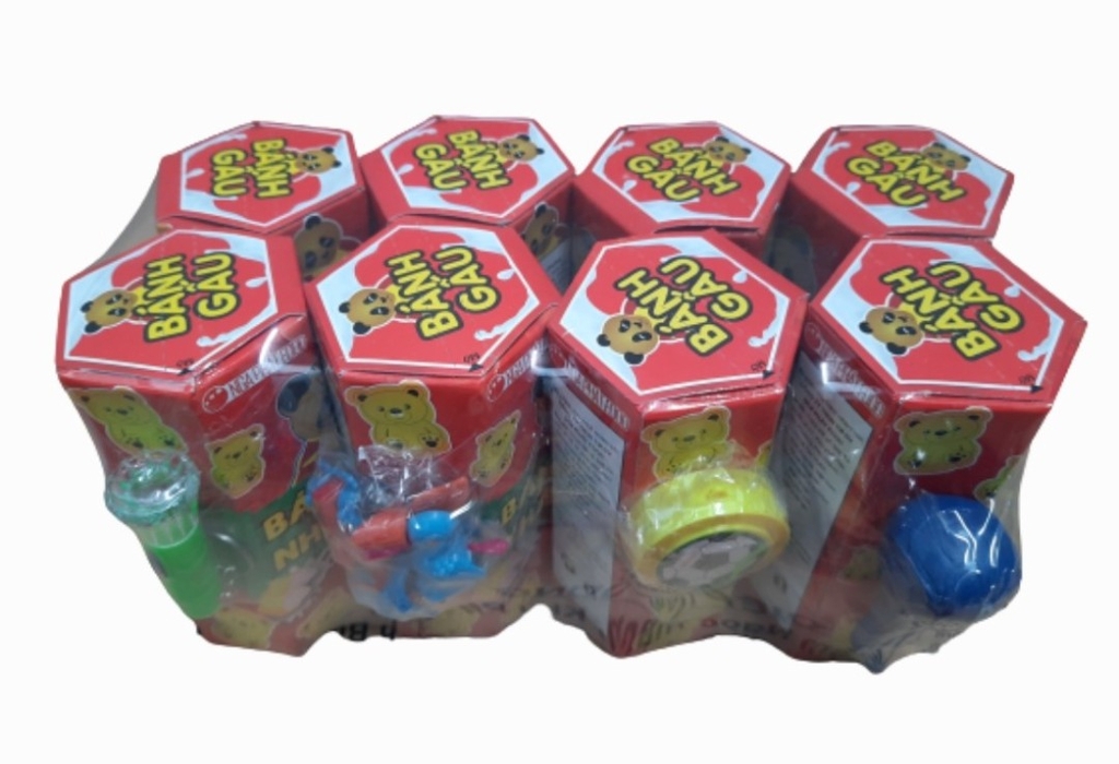 LUÔN CÓ QUÀ TẶNG / BÁNH GẤU PANDA- BÁNH CÁ-BÁNH CHẤM LY-LỐC 10 HỘP