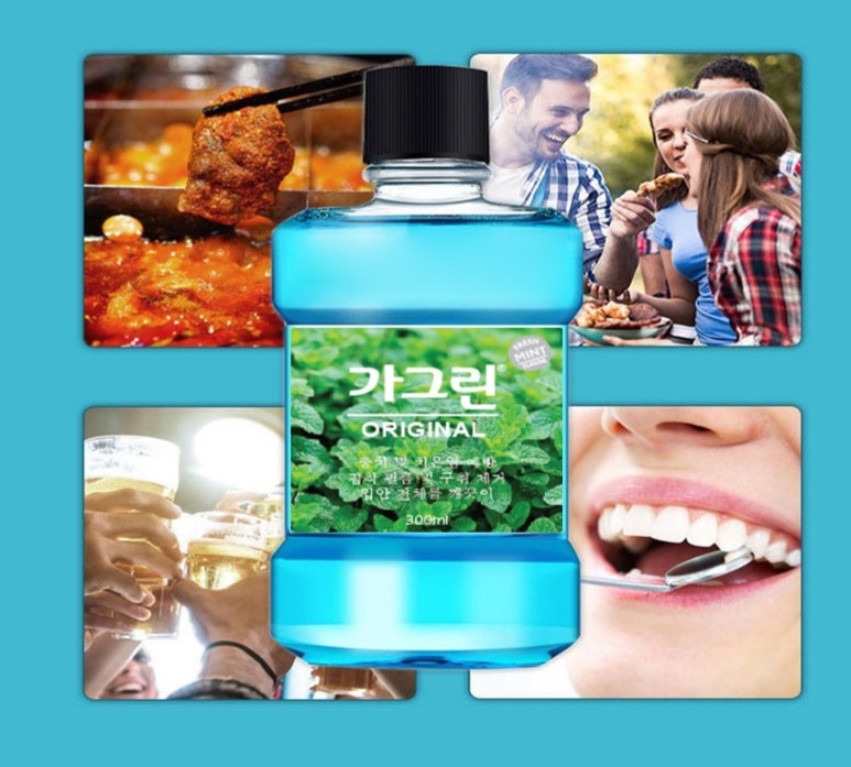 NƯỚC XÚC MIỆNG HÀN QUỐC 300ML 1 BÌNH