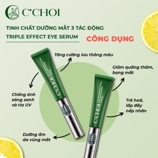 Tinh chất dưỡng mắt 3 tác động C’Choi - Triple Effect Eye Serum
