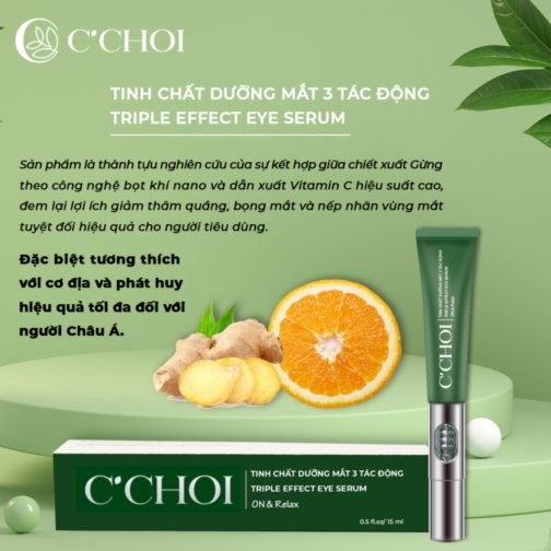 Tinh chất dưỡng mắt 3 tác động C’Choi - Triple Effect Eye Serum
