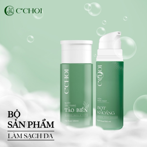 Bộ sản phẩm làm sạch da C’Choi  5.0