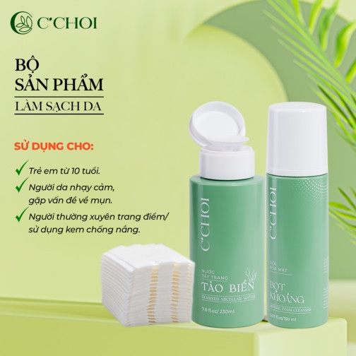 Bộ sản phẩm làm sạch da C’Choi  5.0