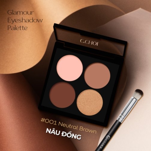 Phấn Mắt Trang Điểm C’Choi - Glamour Eyeshadow Pale Lựa Chọn 3 Màu
