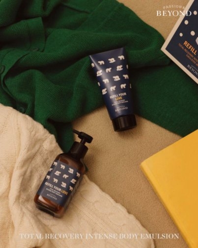 Bộ sữa dưỡng thể Total Recovery Body Emulsion Holiday set 300ml