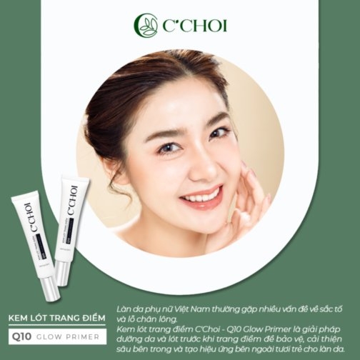 Kem lót trang điểm C'Choi - Q10 Glow Primer