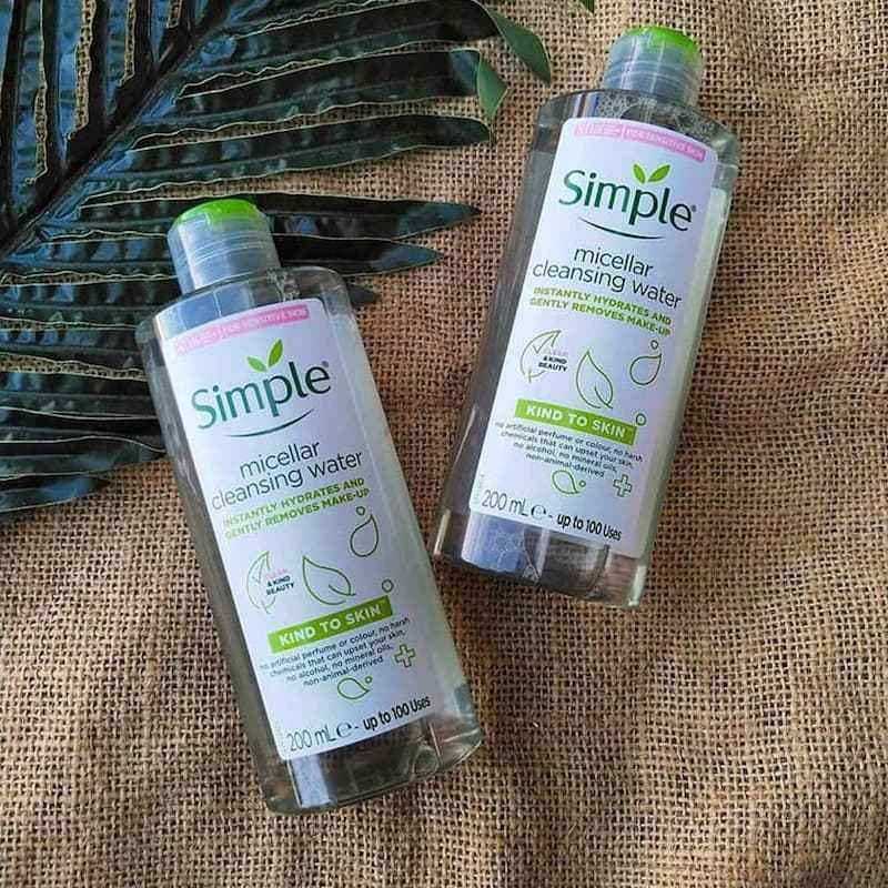 Nước Tẩy Trang Micellar Cleansing Water 200ml - Simple