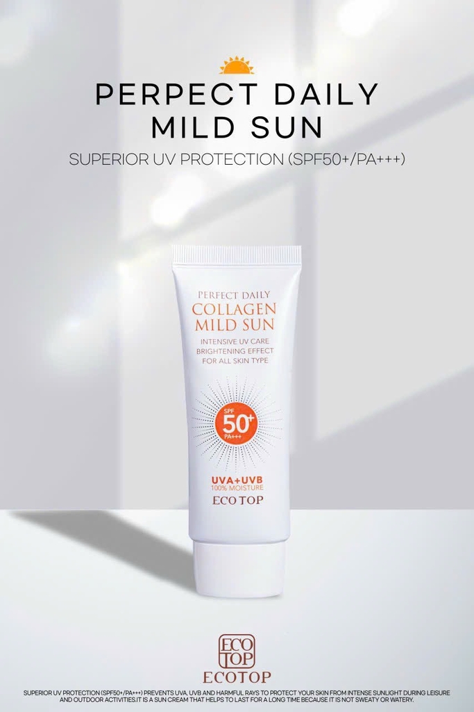 Kem Chống Nắng ECOSY Ultra Daily Sun Cream SPF50+/PA+++ 50ml/ 100ml