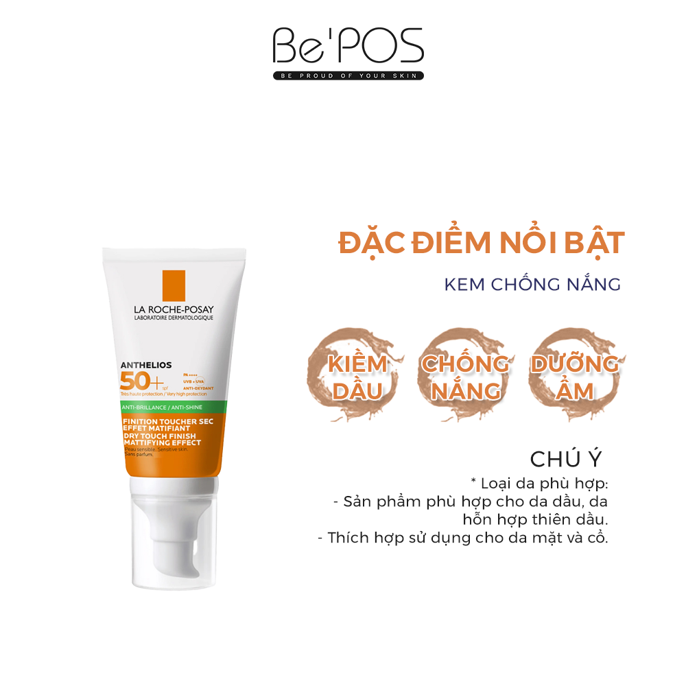 Kem Chống Nắng Dành Cho Da Dầu 50ml - La Roche-Posay cam