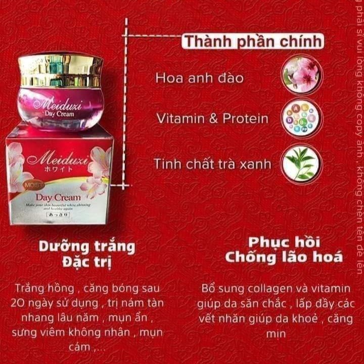 KEM DƯỠNG TRẮNG DA MEIDUZI NIGHT CREAM -sp nhập khẩu