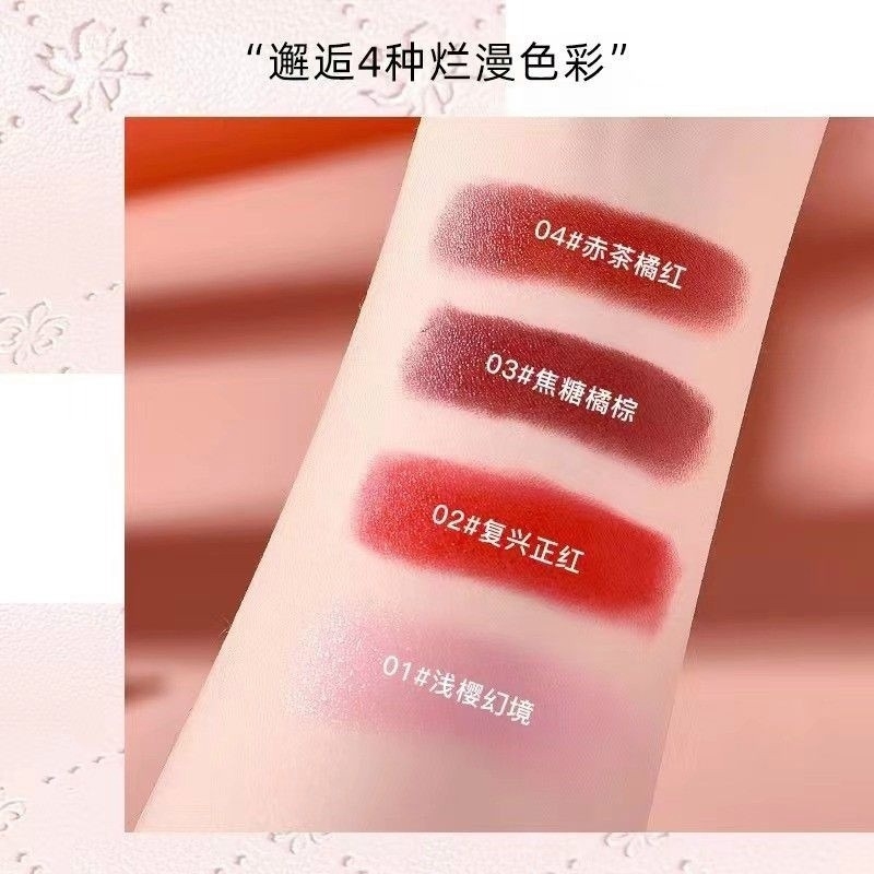 SET SON TÚI HỒNG 4 SON MÔI HOMPAR SIÊU ĐẸP - BE YOURSELF
