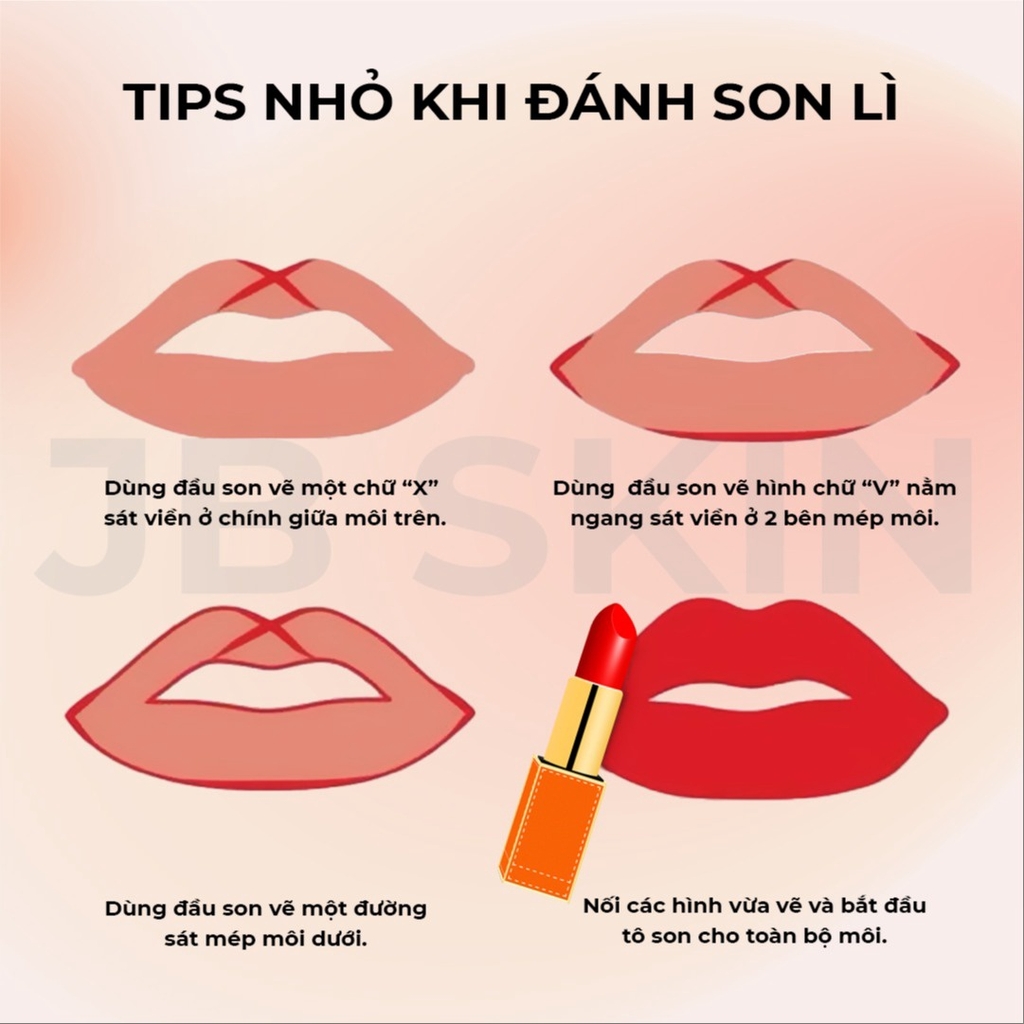 SON MÔI JB SKIN SOUFFLÉ TOUCH LIPSTICK 4G-  SON LÌ CÓ DƯỠNG CAO CẤP JBSKIN