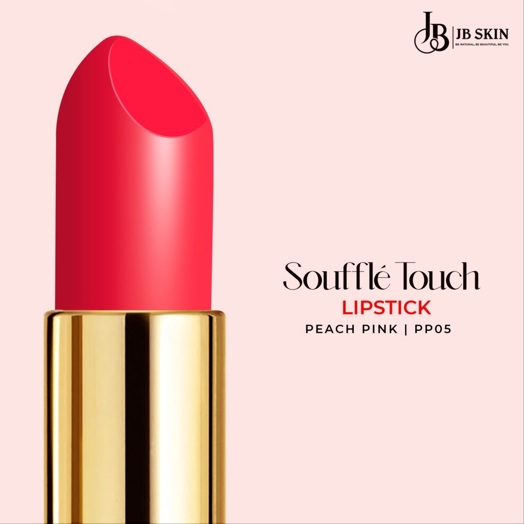 SON MÔI JB SKIN SOUFFLÉ TOUCH LIPSTICK 4G-  SON LÌ CÓ DƯỠNG CAO CẤP JBSKIN