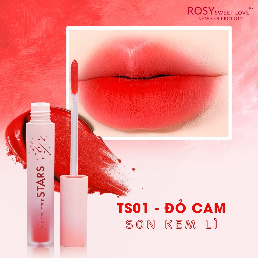 SON KEM LÌ ROSY TOUCH THE STARS VELVET TINT - ROS