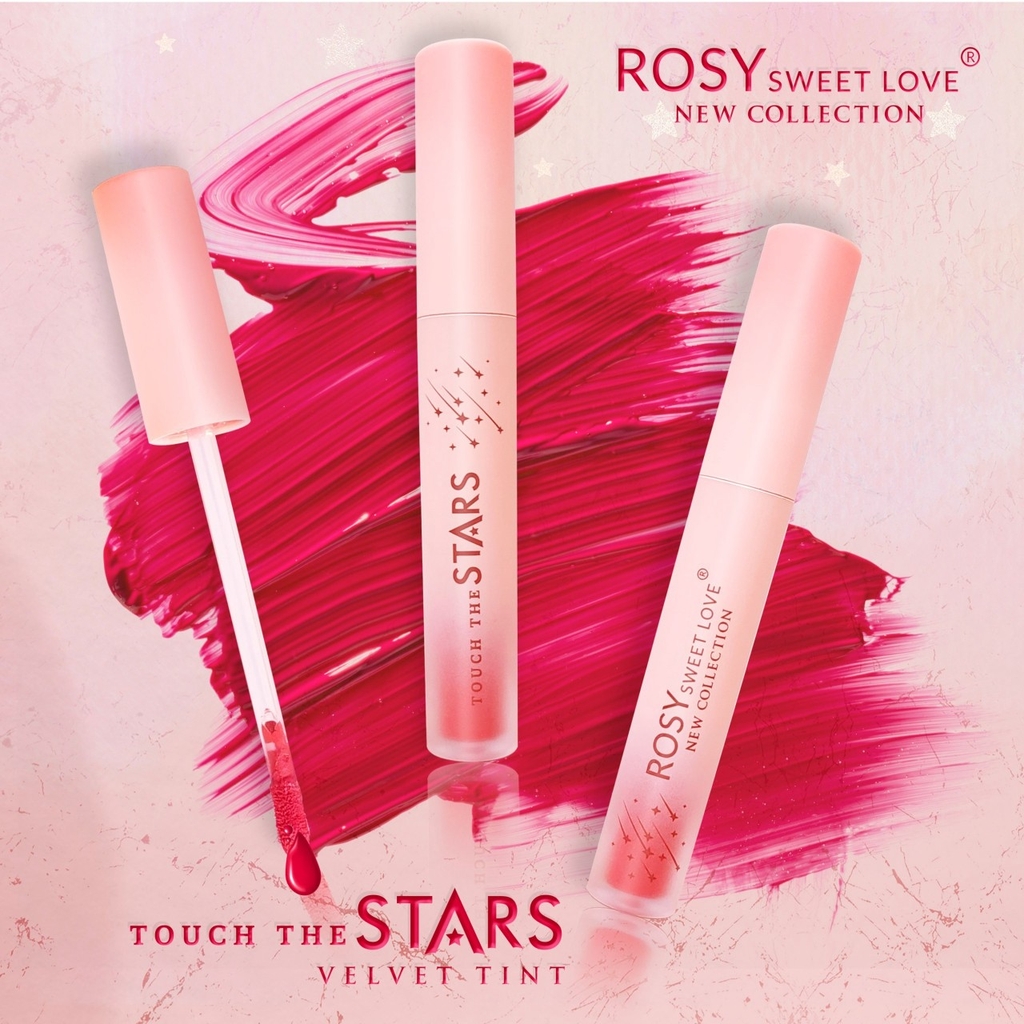 SON KEM LÌ ROSY TOUCH THE STARS VELVET TINT - ROS