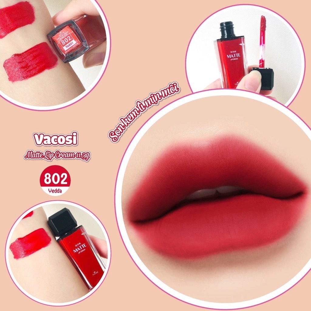 SON KEM LÌ VACOSI MATTE LIP CREAM 11.3G