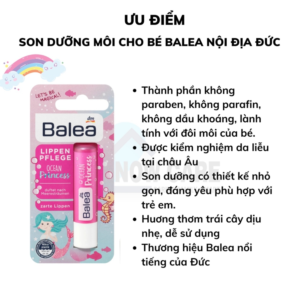 SON DƯỠNG MÔI CHO BÉ - BALEA
