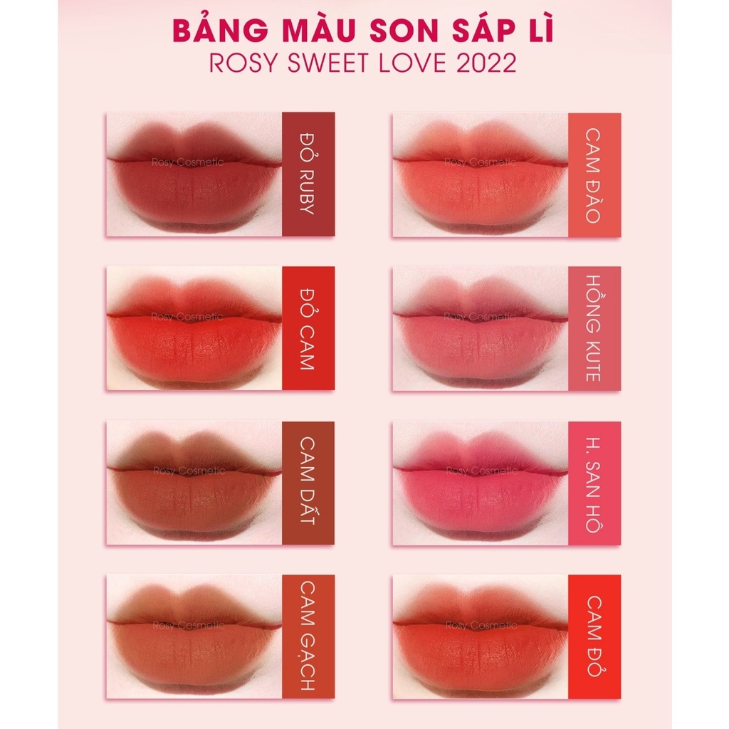SON SÁP LÌ SWEET LOVE - ROSY