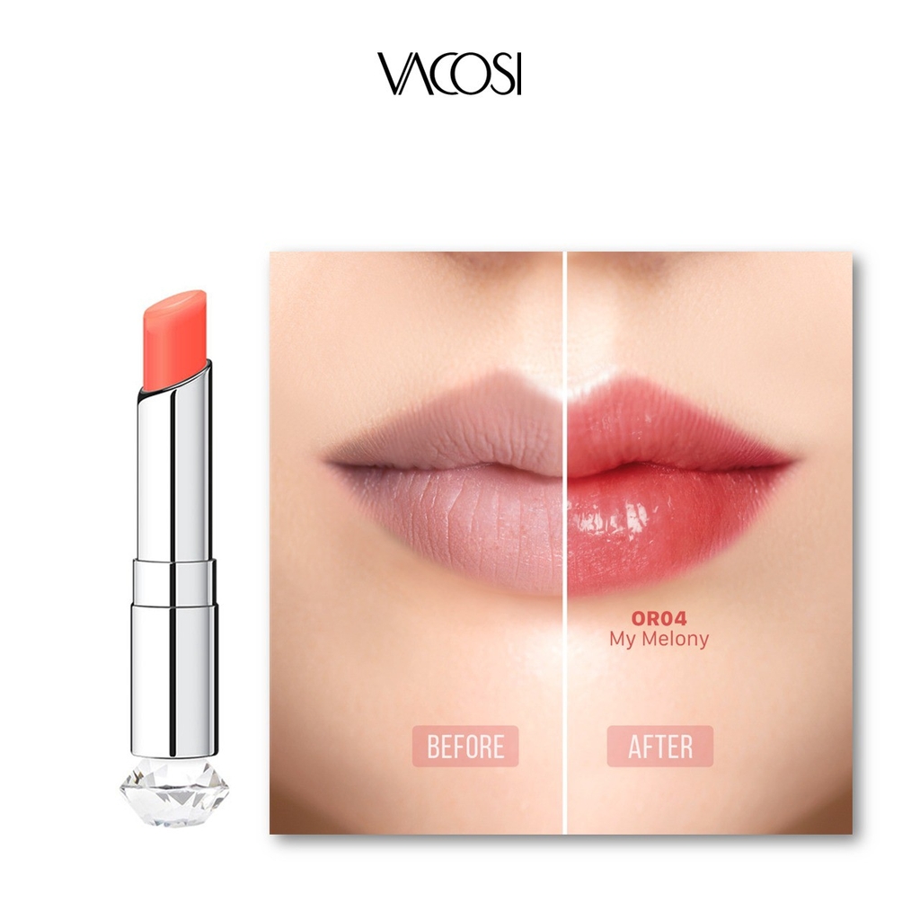 SON DƯỠNG TRANG ĐIỂM TỰ NHIÊN COLOR LIP BALM - VACOSI