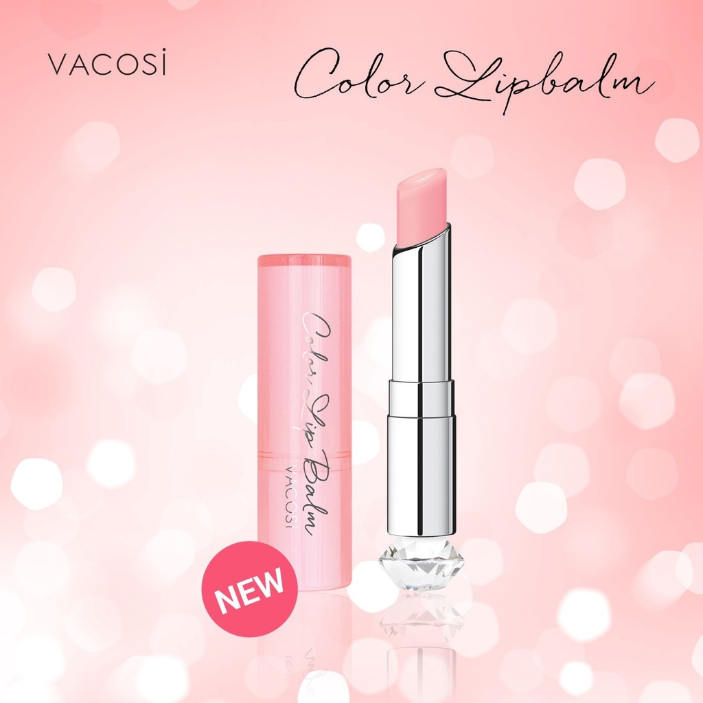 SON DƯỠNG TRANG ĐIỂM TỰ NHIÊN COLOR LIP BALM - VACOSI