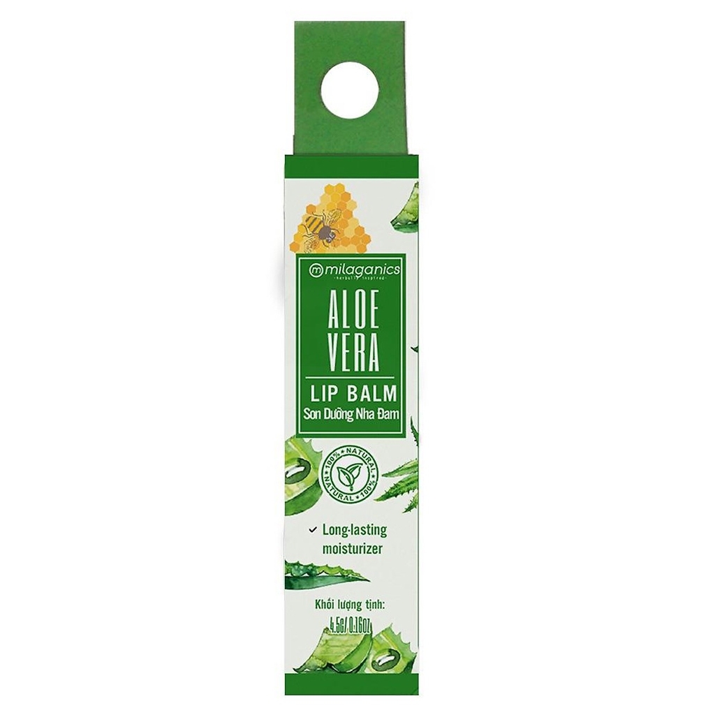 SON DƯỠNG KHÔNG MÀU NHA ĐAM - MILAGANICS
