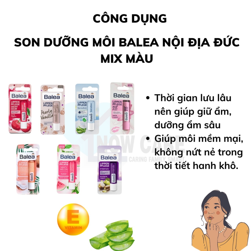 SON DƯỠNG MÔI NỘI ĐỊA ĐỨC - BALEA