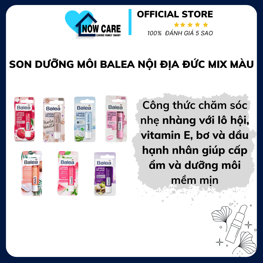 SON DƯỠNG MÔI NỘI ĐỊA ĐỨC - BALEA