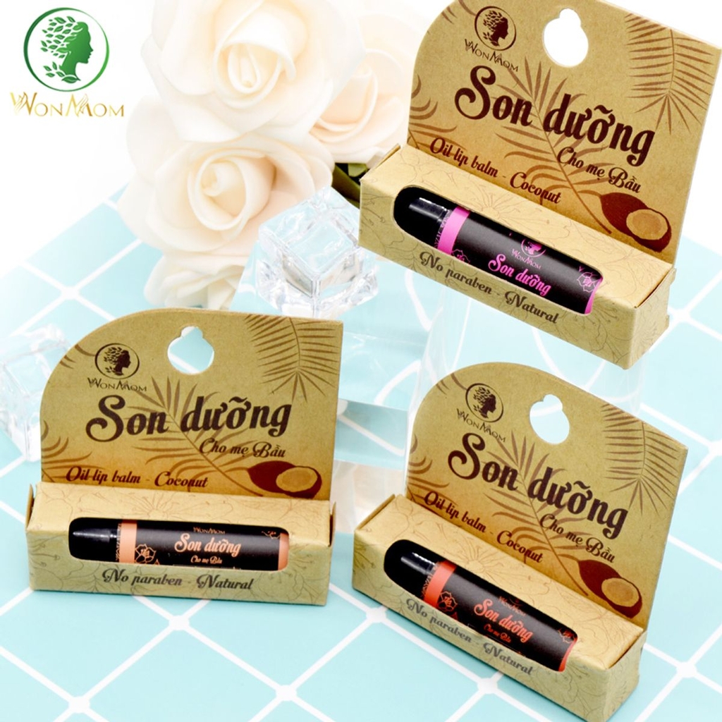 SON DƯỠNG MÔI CHO MẸ BẦU 5G - WONMOM