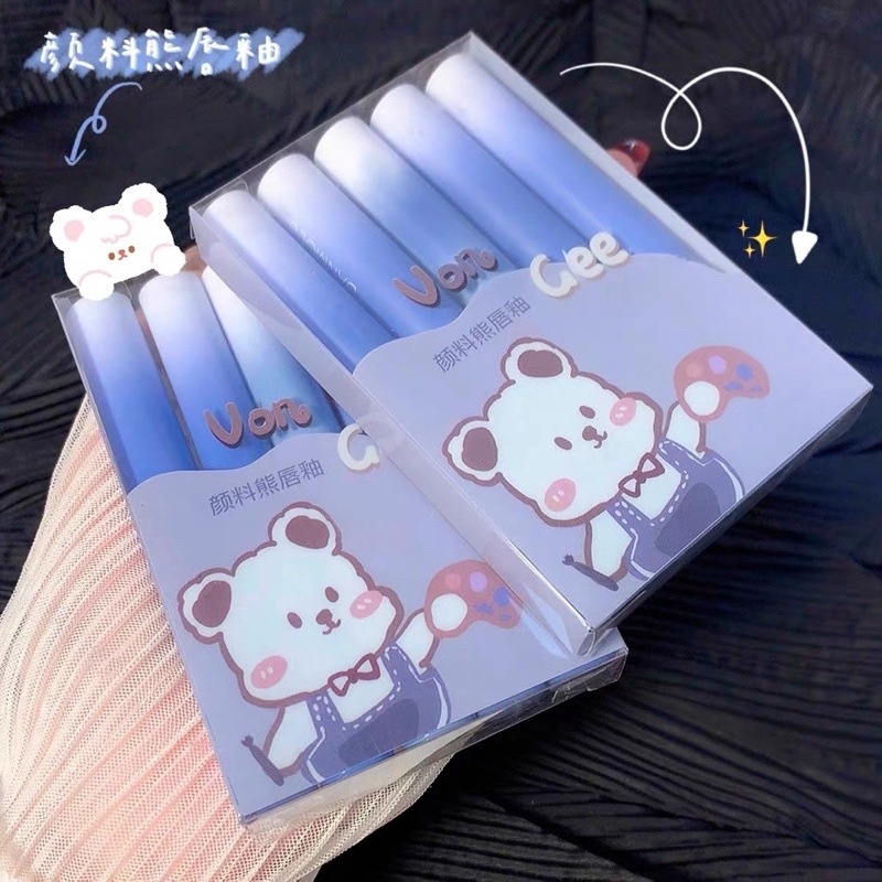 SET 5 THỎI SON KEM XINH XẮN MỀM MÔI - SILKYGIRL