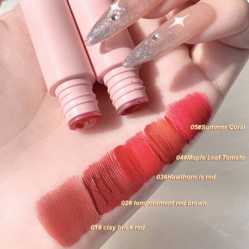 SET 5 THỎI SON KEM XINH XẮN MỀM MÔI - SILKYGIRL