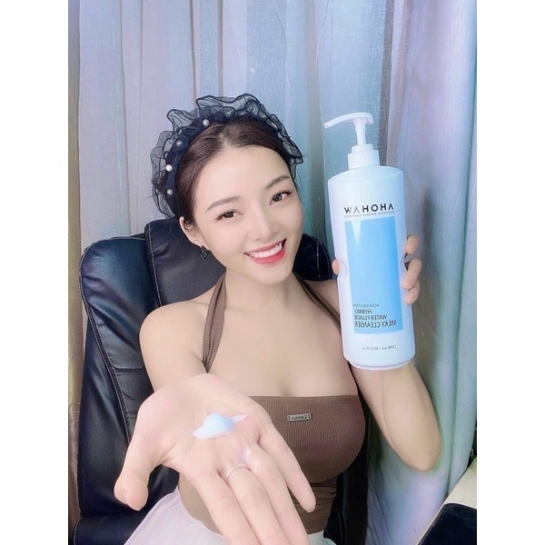 Sữa tẩy trang AHOHAW HYBRID WATER MILKY CLEANSER - Chính hãng Hàn Quốc