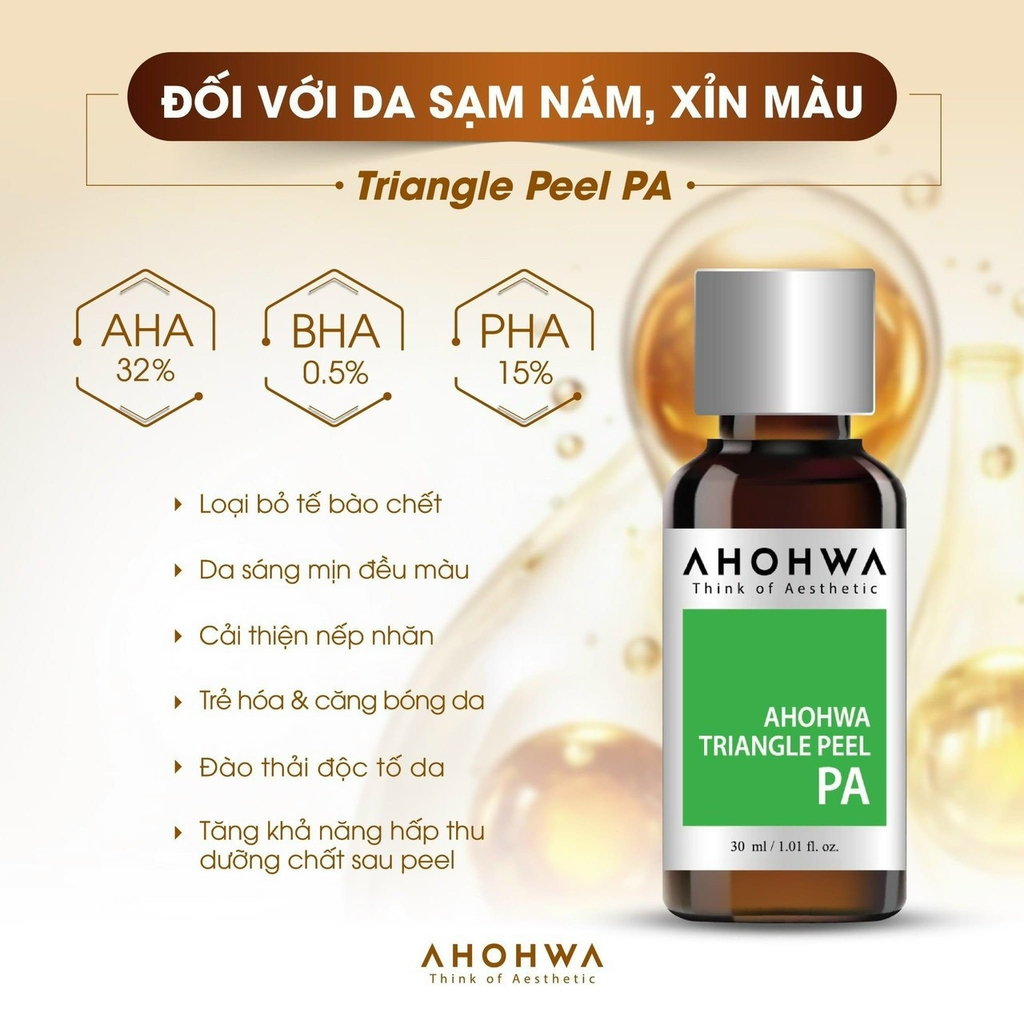 Dung Dịch Peel Da Dầu, Mụn Ahohwa Triangle Peel PB