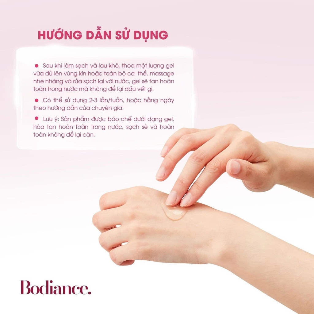 Gel Massage Trẻ Hóa Vùng Kín Bodiance Lovely Therapy Body Massage Gel 300ml
