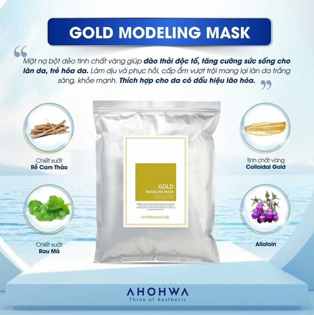 Mặt Nạ Bột Dưỡng Ẩm Trắng Da AHOHAW Túi Full Size 1kg