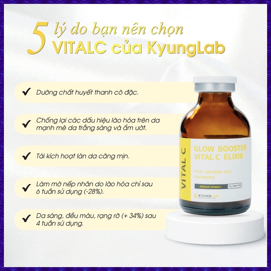 Kyung Lab Tinh chất Glow Booster Vital C Elixir 30ml